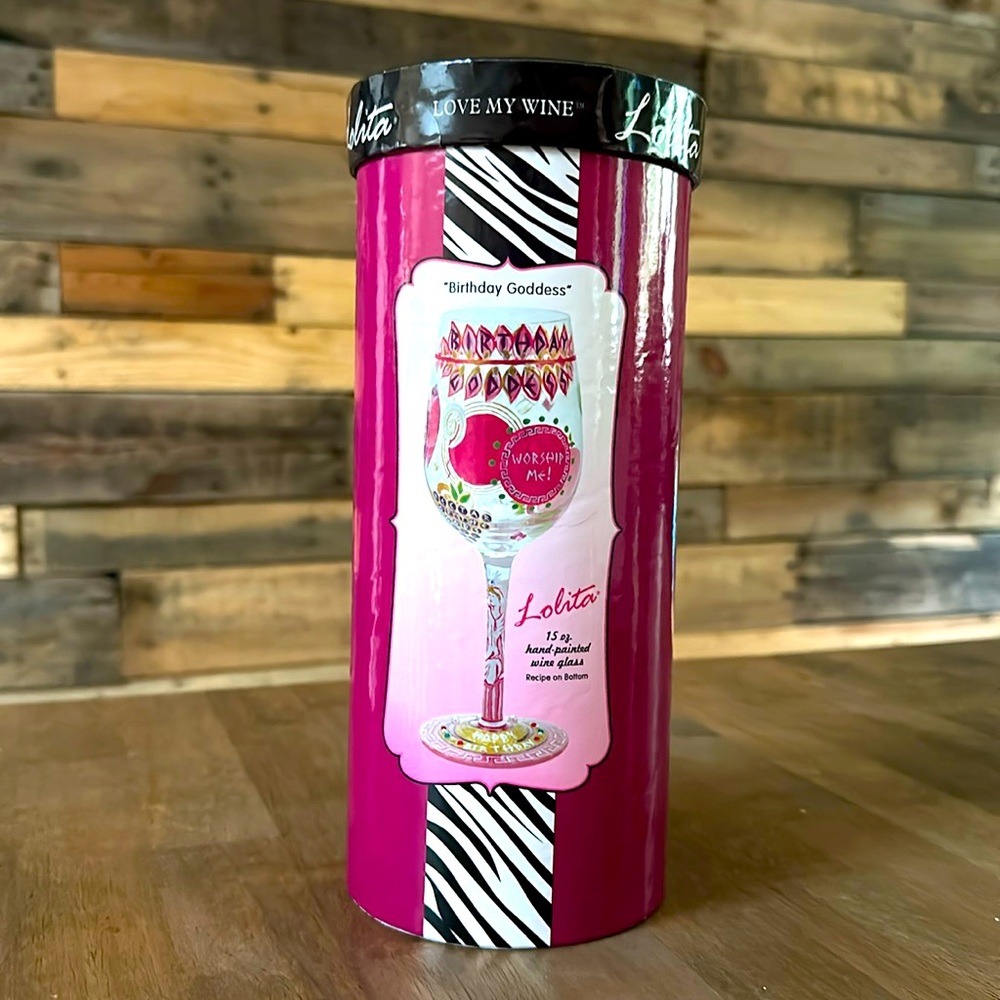 “Birthday Goddess” 15oz wine glass